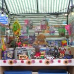 Bearsac on toy stall Bridge Street Market