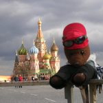 Bearsa in front of St Basil's Cathedral