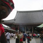Bearsac beside Sensoji Temple