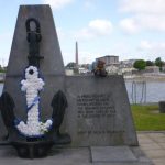 Bearsac sitting on the Shannon-side Memorial