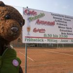 Bearsac by Cafe Tennis Arsenal sign