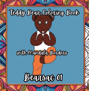 Front cover of Bearsac coloring book