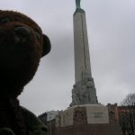 Bearsac beside Freedom Monument