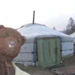 Bearsac beside ger tent