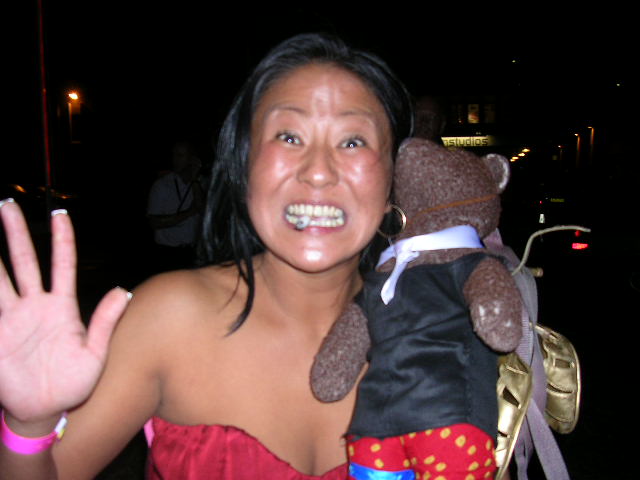 Lisa Lou holding Bearsac