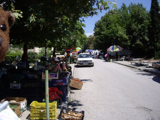 Bearsac at Sandanski market