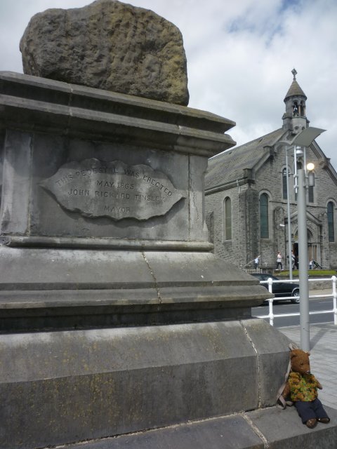 Bearsac sat beside the Limerick Treaty Stone