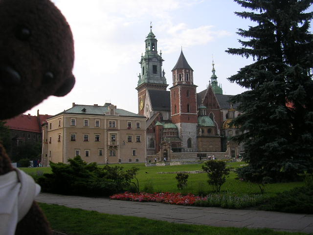 Bearsac beside Wawel Royal Castle