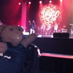 Bearsac in foreground of UB40 on stage